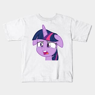 Twilight Sparkle is scared Kids T-Shirt